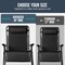 Best Choice Products Set of 2 Extra Wide Zero Gravity Lounge Chair Recliners w/ Cup Holder